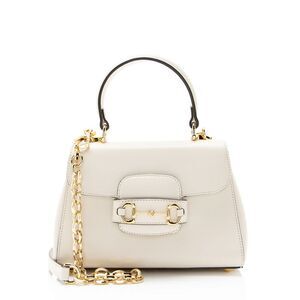 Gucci Leather Horsebit 1955 Mini Chain Top Handle